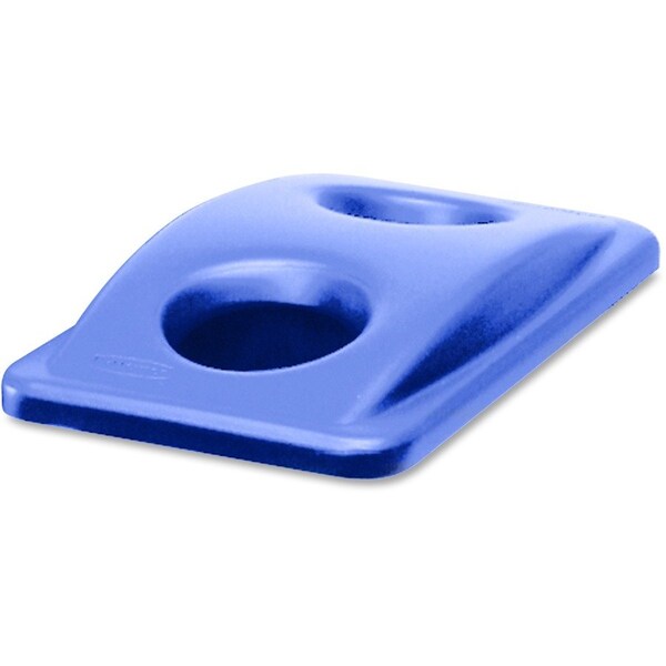 Slim Jim Bottle/Can Recycling Top, Blue, 11.3" W/Dia, 4 PK